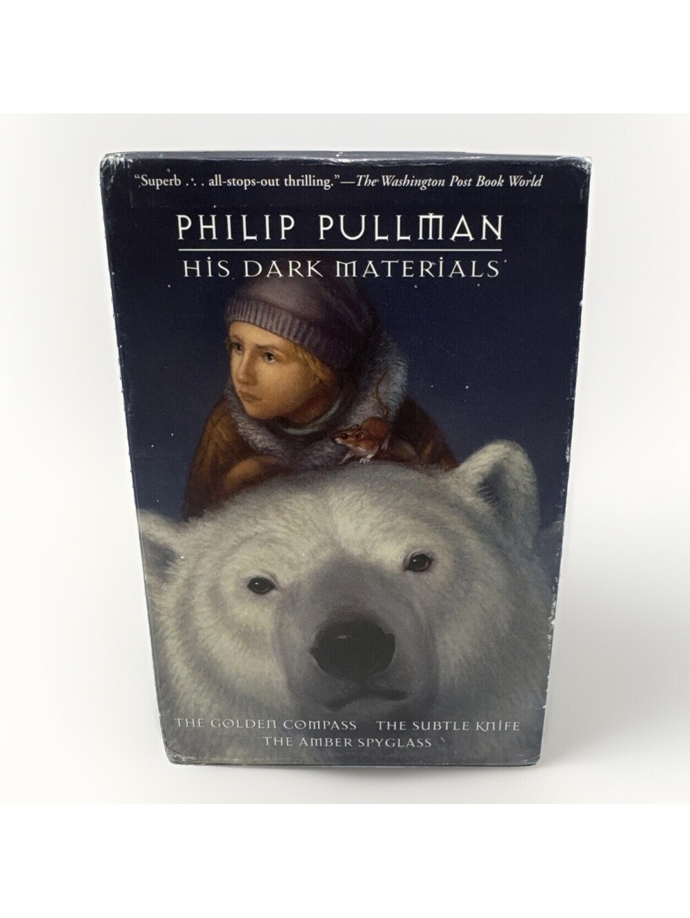 His Dark Materials 3 Book Paperback Box Set Golden Compass Series Phil Pullman